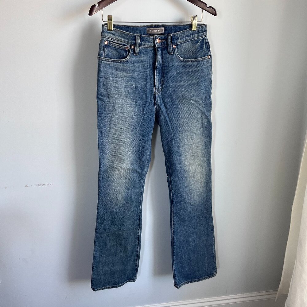 J.CREW Point Sur Skinny Flare Jeans Size 28
